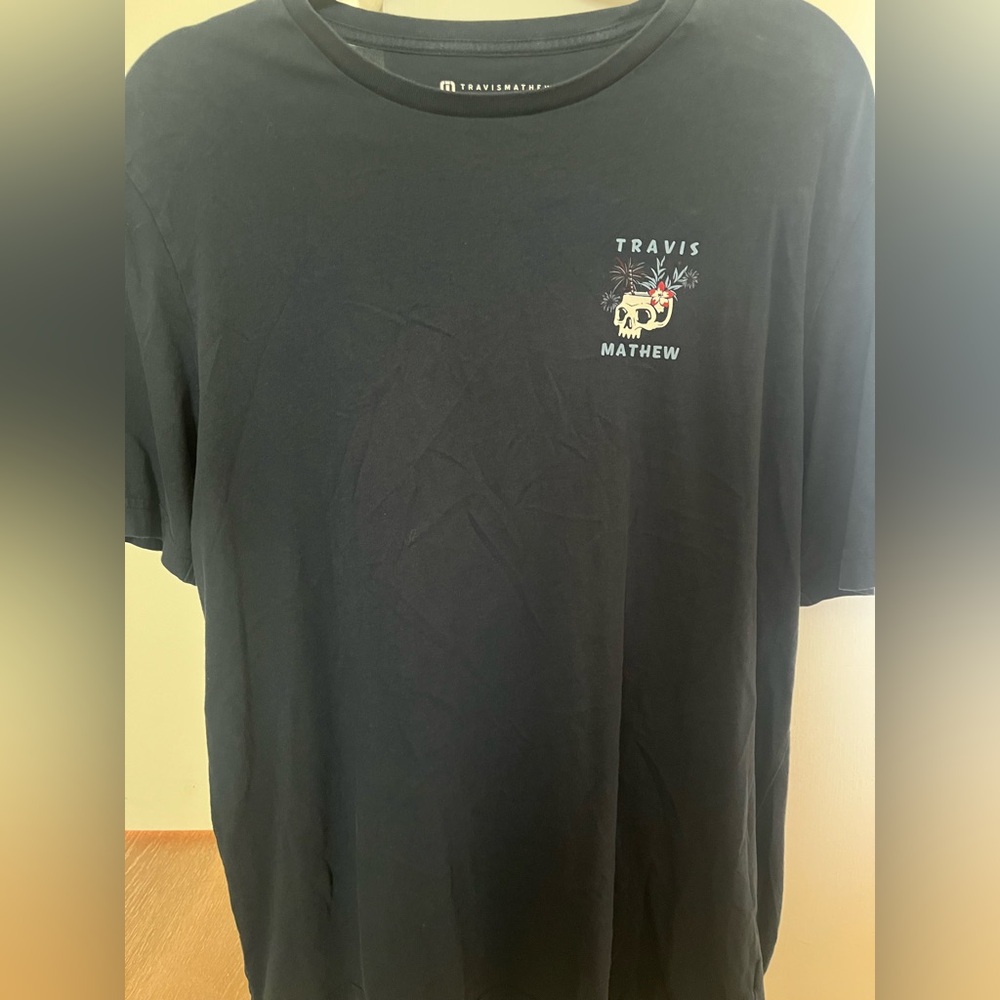 Travis Mathew Black Graphic Tee